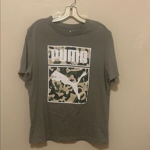 Puma Olive Camouflage Men's Tee